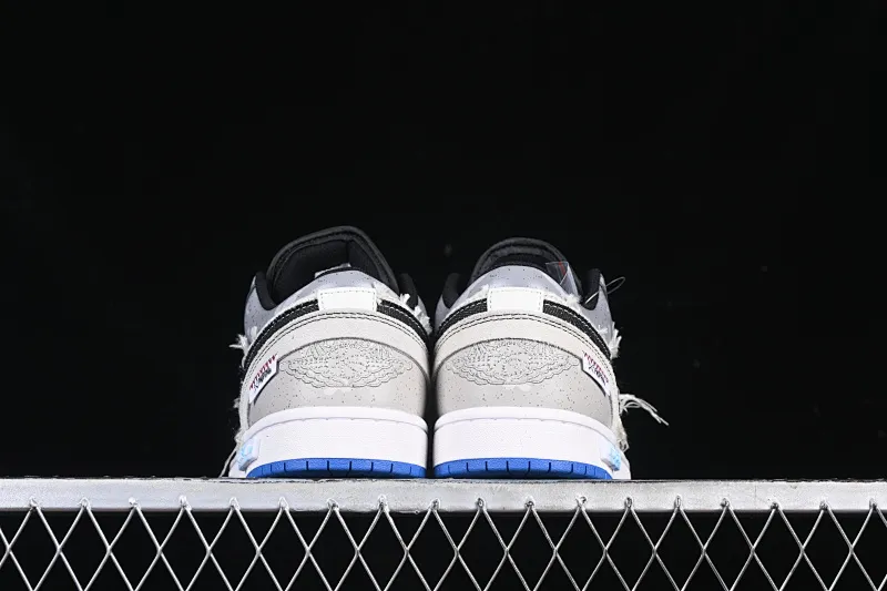 All Categories Air Jordan Jordan Series Basketball Shoes Air Jordan 1 Low Air Jordan 1 Low AJ1 Joe 1 Panda Prank Wave Fisherman Overfishing Blue Brown Gray Low-top Retro Basketball Shoes 553558-140